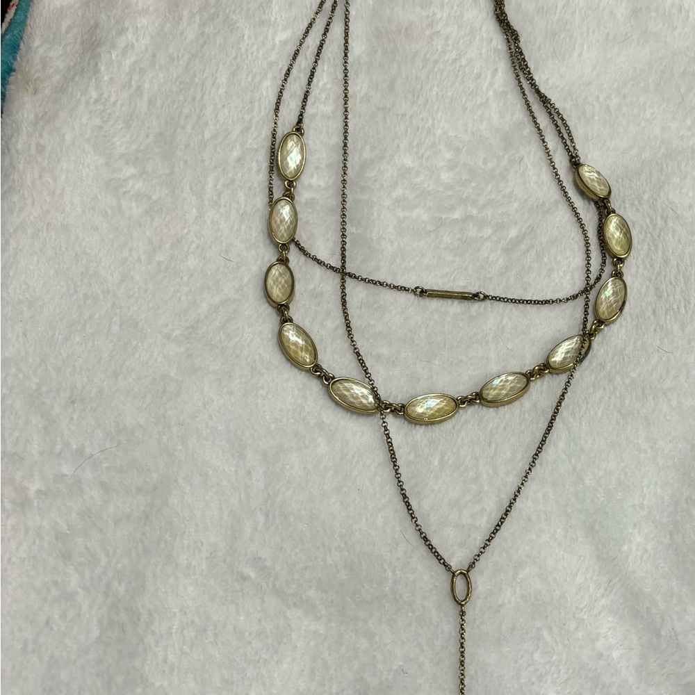 Lucky brand layer necklace